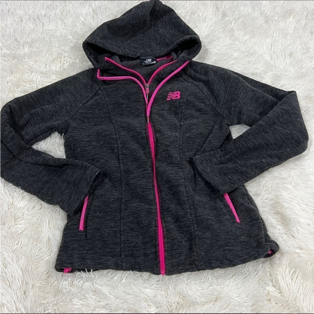 New balance grey zip up Small